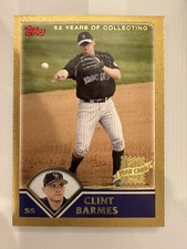 Clint Barmes 2003 Traded 1st Year Gold Card #T265 Serial #1550/2003