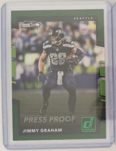 2017 Donruss Press Proof grün Jimmy Graham #92 Seattle Seahawks 🏈 - Bild 1 von 1