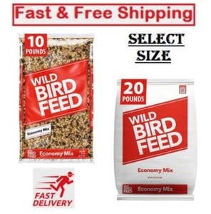 Foods Economy Mix Wild Bird Feed, Dry, 1 Count per Pack, 20 lb. Bag - Picture 1 of 8
