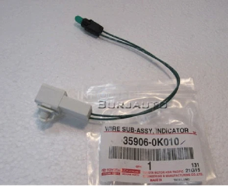 Bombilla indicadora de cambio de marcha automática original Toyota Hilux 2005-2012 35906-0K010 Foto 1 de 1