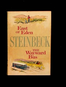 John Steinbeck, East of Eden and The Wayward Bus. HC/DJ,Book Club Ed. GOOD! - Picture 1 of 3