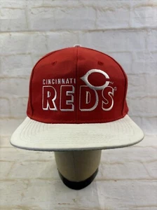 Cincinnati Reds Hat Cap Adjustable Snapback Red With White Bill Sports - Picture 1 of 11