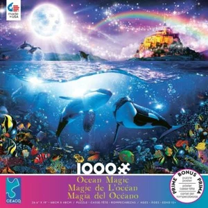 Ceaco Jigsaw Puzzle;  Orcas by Christian Riese Lassen;  1000 pieces;  #3388-7 - Picture 1 of 2