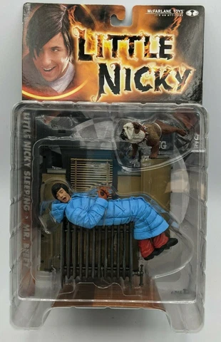 Vintage 2000 McFarlane Toys Little Nicky Sleeping & Mr. BEEFY Figures New MOC Cover