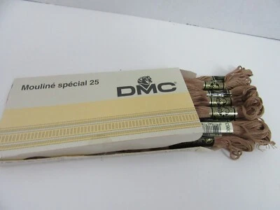 DMC Embroidery Floss 3863 Mocha Beige 100% Cotton 10 Skeins 8.75 Yds - Image 1 of 2