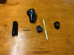2005 - 2010 Honda Odyssey Shift Shifter Knob With Spring Screws Hardware Leather - Picture 1 of 7