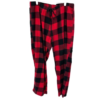 Брюки для сна мужские Old Navy Red Buffalo клетчатые фланелевые размер большой пижама для отдыха - Изображение 1 из 4