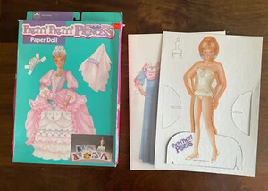 BOXED VINTAGE PRETTY PRETTY PRINCESS PAPER DOLL SET GOLDEN FASHIONS 1991 NEW - Picture 1 of 10