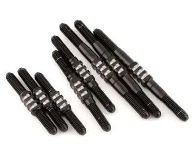 JConcepts RC10 Classic Fin Titanium Turnbuckle Set (8) (Black) [JCO2228-2] - Image 1 of 2