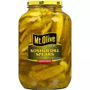 Mt. Olive Kosher Dill Pickle Spears, Gluten Free, 1 gal Jar - Picture 1 of 7