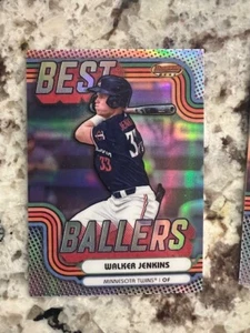 2024 BOWMAN'S BEST BALLERS CARD MINNESOTA TWINS WALKER JENKINS #BB-14 - Picture 1 of 1