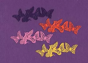 Tarjetas de álbum de recortes troquelados BUTTERFLY Border 3 - Imagen 1 de 1