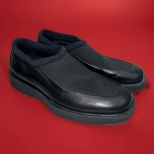 Vintage Jordan Two 3 Schwarz Leder Halbschuhe Herren Größe 12 Italien Cavvy Two3 23 - Bild 1 von 12