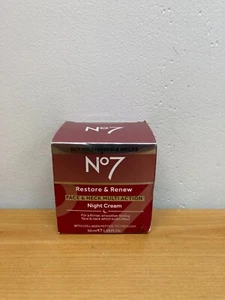 No7 Restore & Renew Gesicht & Hals Multi Action Nachtcreme - 1,69 fl oz - Bild 1 von 4