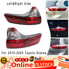 Left&Right Side Set Tail Light Outer Rear Brake Lamp For 2015-2020 Toyota Sienna