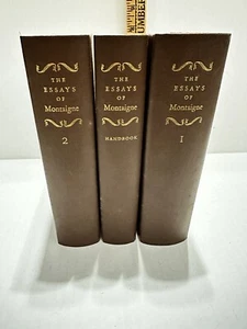 The Essays of Montaigne - 3 Volumes Complete (1946, Heritage Press) - Slipcase - Picture 1 of 8
