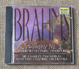 Brahams Symphony No 1 Academic Festival Overture Sir Charles Mackerras CD - Imagen 1 de 4