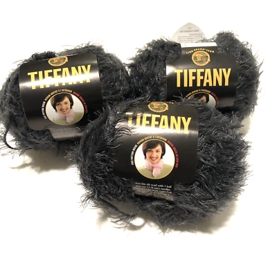 Lote de 3 hilos marca León Tiffany 149 carbón 51871 Italia 3 capas descontinuar Foto 1 de 4