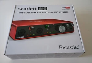 Focusrite Scarlett 8i6 3rd Gen 8x6 USB Audio Interface - Picture 1 of 2