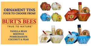 A Bit of Burt Bees Tin Ornament Lip Balm/Lemon Cuticle Cream Buy 1 Get 1 25% OFF - Picture 1 of 14
