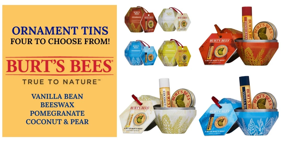 A Bit of Burt Bees adorno de hojalata bálsamo labial/crema para cutículas de limón compra 1 y obtén 1 25% de descuento Foto 1 de 1