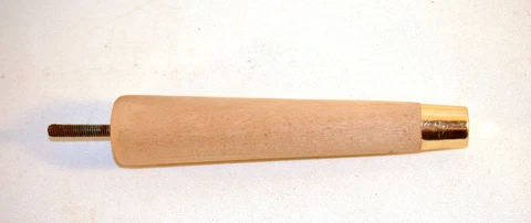Vintage Tapered Wood Furniture Leg 8" Cover