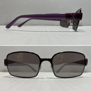 Vintage Sonnenbrille von Exalt Cycle "Ampere" Made in Italy Sport Lila Y2K Neu aus altem Lagerbestand - Bild 1 von 13