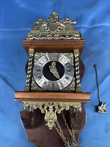 Franz Hermle Dutch Zidam Uhr schwere Kugel Holz & Metall für Teile (nicht getestet) - Bild 1 von 9