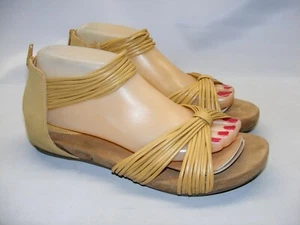 Giani Bernini Jahena Damengröße 8 M gelb offene Zehenpartie Riemchen Freizeit Pantoletten Sandalen - Bild 1 von 12