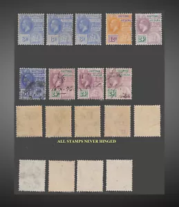 1921-1927 BRITISH GUIANA KGV NEVER HINGED + USED SCT.195,196197 SG.276,276,278 - Picture 1 of 1