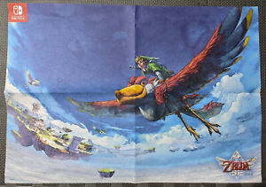 The Legend Of Zelda Skyward Sword HD Poster Promo (Env. 40 x 81 cm) Switch NEUF