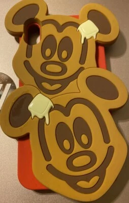 DISNEY PARKS D-TECH Mickey Mouse Waffles 3-D Estuche Cubierta Para iPHONE XS MAX Foto 1 de 4
