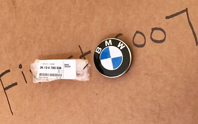 GENUINE BMW Wheel Center Emblem Logo 1Hub Cap 1 2 3 4 5 6 7 x1 x3 x4 x5 x6 z3 z4 - Image 1 of 3