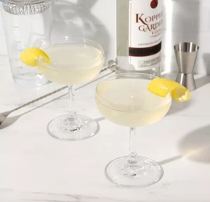 7 oz. Coupe cocktail glasses, set of 4, new in box, True brand - Picture 1 of 3