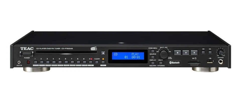 Teac CD-P750DAB-B CD-Player/DAB+ - FM Radio mit Bluetooth - Bild 1 von 2