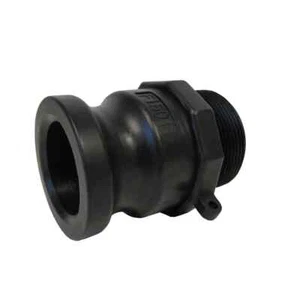Acoplador macho F150/125 Poly Reductor Camlock 1-1/2" x adaptador NPT de 1-1/4" - Imagen 1 de 1