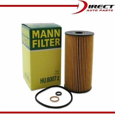 Filtro de aceite de motor MANN FILTER HU8007z compatible con BMW 750i, 750Li X6 2009-2009 Foto 1 de 4