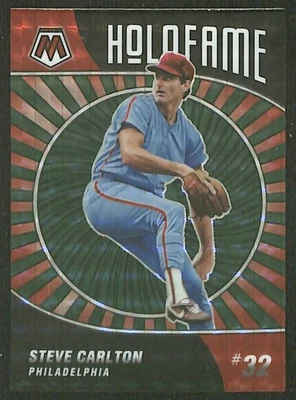 Panini Mosaic Holofame Green Prizm 2022 #HF-10 Steve Carlton Philadelphia Foto 1 de 2