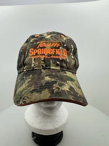 Team Springfield Camo Mütze Otto verstellbar Riemen hinten orange Logo sterilisiert - Bild 1 von 10