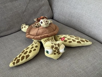 Disney Finding Nemo Crush and Squirt plush turtles WDW Store Exclusive - Image 1 of 4