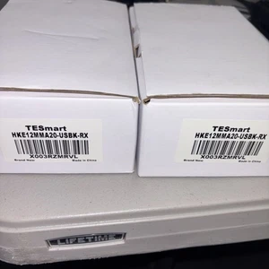 HDMI KVM Extender 1080P 60Hz über einzelnes Cat5e/6 Kabel bis zu 120m/393ft, Poin... - Bild 1 von 3