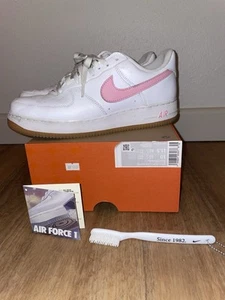 Size 10 - Nike Air Force 1 Low Color of the Month - White Pink - Picture 1 of 7