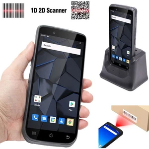 2D Barcode Scanner 4G Rugged Cell Phone Handheld PDA Android 12 Logistics Unlock - Picture 1 of 25