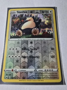 Pokemon Snorlax  140/202 Sword & Shield Reverse Holo NM/MT - Picture 1 of 1