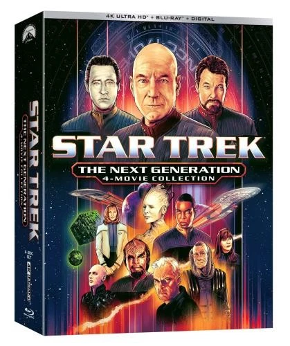 STAR TREK: NEXT GENERATION MOTION PICTURE COLL - 4K UHD (Blu Ray) Region free - Image 1 of 1
