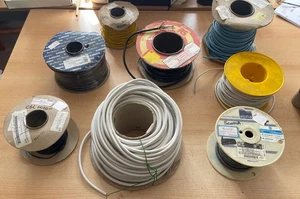 Lote Mixto Varios Carretes de Alambre casi 20KG - Imagen 1 de 19