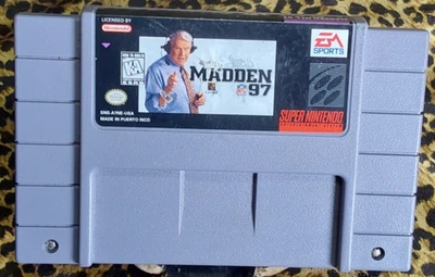Madden NFL 97 SNES game -NOT TESTED - Image 1 of 4