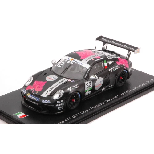 PORSCHE 911 GT3 N.32 CARRERA CUP ITALIA CHAMPION 2018 G.QUARESMINI 1:43 Spark Mo - Immagine 1 di 1