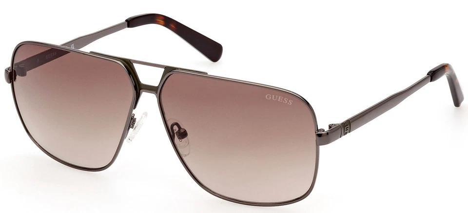 Lunettes de Soleil Guess GU00070 ANTHRACITE HAVANA/BROWN SHADED 61/11/140 homme - Photo 1/3