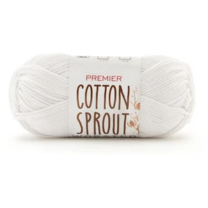 3er Pack Premier Cotton Sprout Kammgarn - Weiß 2101-29 - Bild 1 von 1